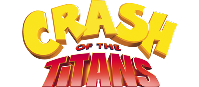 Crash of the Titans title screen for Playstation 2